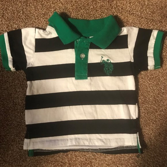 U. S. Polo Assn. short sleeve shirt 12 M - Picture 1 of 4